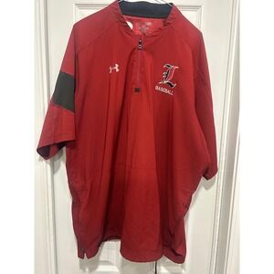 University of Louisville Under Armour Mens Baseball Quarter Zip Windshirt XL